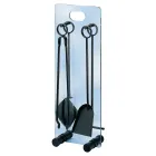 Porte-outils en cristal trempé avec 4 accessoires fabriqués en Italie - Zèbre Viadurini