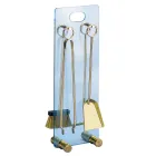 Porte-outils en cristal trempé avec 4 accessoires fabriqués en Italie - Zèbre Viadurini