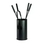 Porte-outils en métal avec 4 accessoires et flamme fabriqué en Italie - Fakir Viadurini