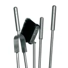 Porte-outils de cheminée avec 4 outils inclus Fabriqué en Italie - Merlo Viadurini