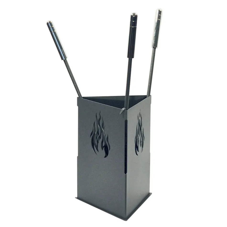 Porte-outils triangulaire avec 3 accessoires inclus Fabriqué en Italie - Passero Viadurini