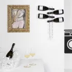 bouteilles Porta paroi transparente bébé petit L6xH60xP11cm Viadurini