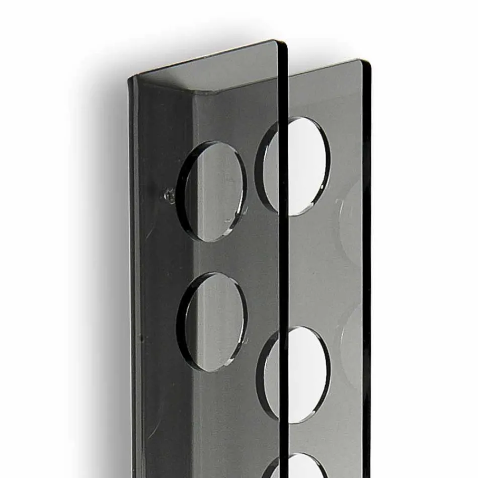 Mur porte bouteilles teintées bébé Big L6xH100xP11cm, design moderne Viadurini