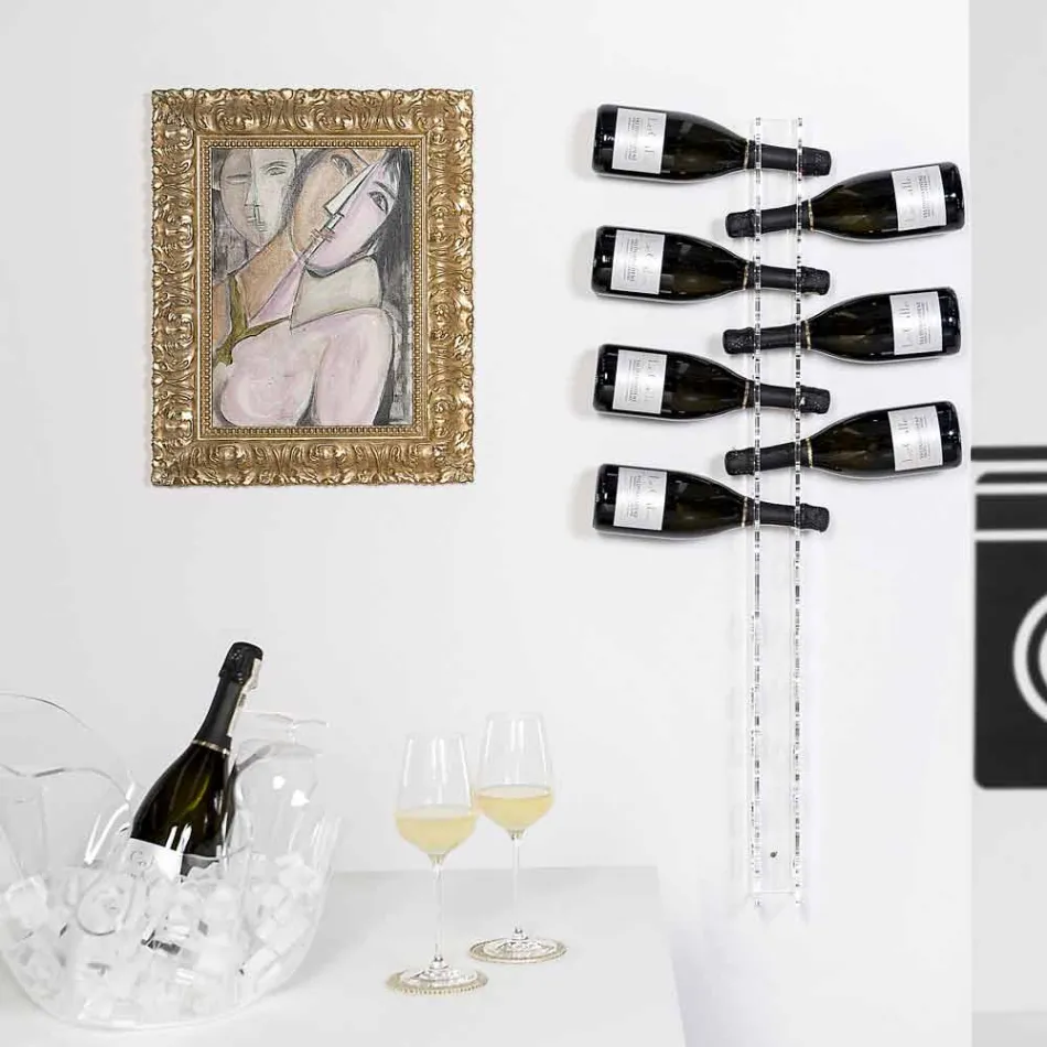 bouteilles Porta paroi transparente de bébé Big L6xH100xP11cm Viadurini