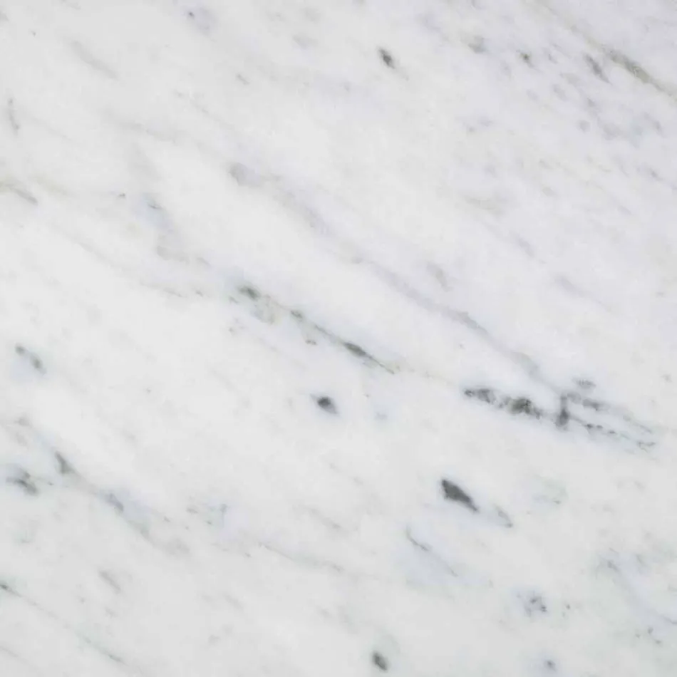 Porte-mouchoir moderne en marbre blanc de Carrare fabriqué en Italie - Rafa Viadurini