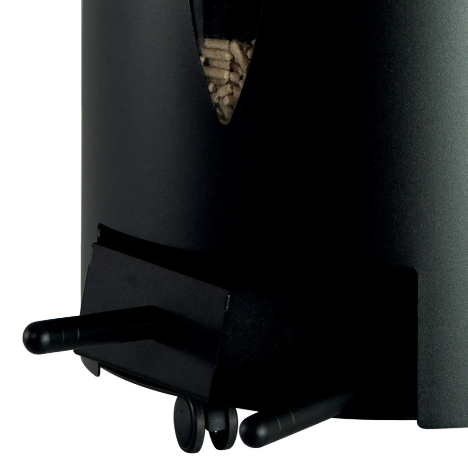 Porte-granulés avec couvercle, balai et pelle Made in Italy - Cacatua Viadurini