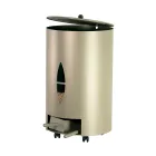 Porte-granulés avec couvercle, balai et pelle Made in Italy - Cacatua Viadurini