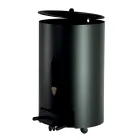 Porte-granulés avec couvercle, balai et pelle Made in Italy - Cacatua Viadurini