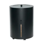 Porte-granulés avec roulettes et couvercle en métal fabriqué en Italie - Cigogne Viadurini