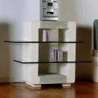 Port TV pierre salut-fi et des cristaux design moderne Xeni Viadurini