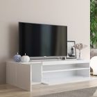 Meuble TV en bois de salon design italien avec compartiment ouvert - Suzana Viadurini