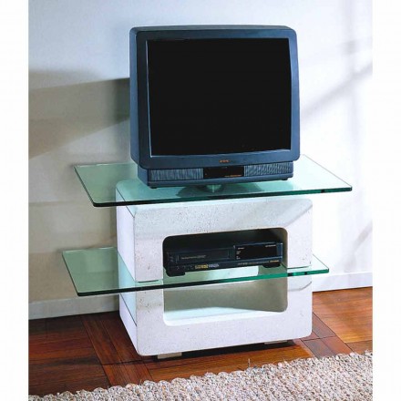 pierre porte TV modulaire et cristal design moderne Eleni Viadurini