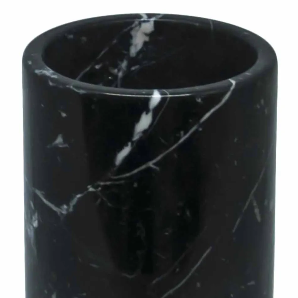 Porte-outils de cuisine en marbre blanc gris ou noir fabriqué en Italie - Tulvio Viadurini