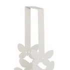 Porte-gobelet double en fer blanc, beige ou ivoire Made in Italy - Leiden Viadurini
