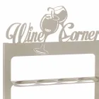 Porte-bouteille fait main en fer précieux Made in Italy - Maste Viadurini