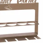 Porte-bouteille fait main en fer précieux Made in Italy - Maste Viadurini