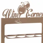 Porte-bouteille fait main en fer précieux Made in Italy - Maste Viadurini