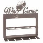 Porte-bouteille fait main en fer précieux Made in Italy - Maste Viadurini