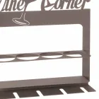 Porte-bouteille fait main en fer précieux Made in Italy - Maste Viadurini