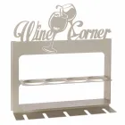 Porte-bouteille fait main en fer précieux Made in Italy - Maste Viadurini