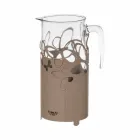 Porte-Bouteille Moderne en Fer Blanc, Beige ou Ivoire Fabriqué en Italie - Leiden Viadurini