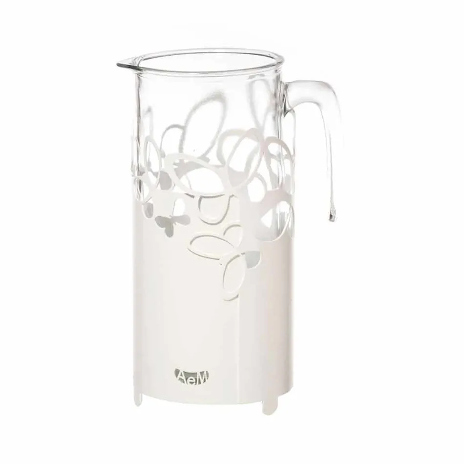 Porte-Bouteille Moderne en Fer Blanc, Beige ou Ivoire Fabriqué en Italie - Leiden Viadurini