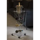 Porte-Bouteille Colonne et Seau à Glace en Acrylique Transparent - Ciampino Viadurini