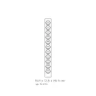 Porte-bouteille de vin mural en cristal acrylique transparent - Piccolo Viadurini