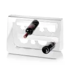 Porte-bouteille de vin au sol en cristal acrylique transparent - Dappino Viadurini