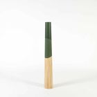Bougeoir moderne en bois de pin massif avec détails colorés - Candor Viadurini