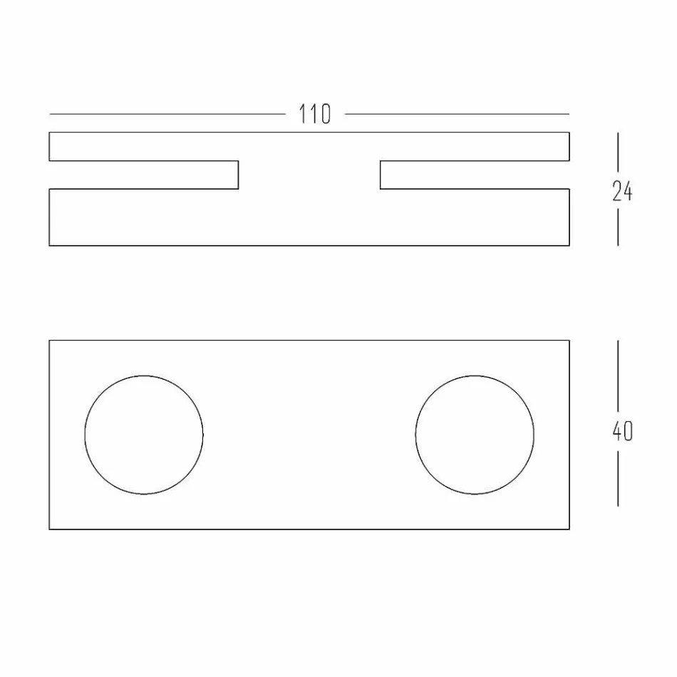 Bougeoir Design en Corian Blanc pour Salon Fabriqué en Italie - Sisifo Viadurini