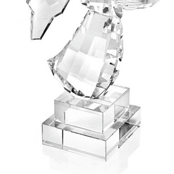 Bougeoir en cristal de luxe italien en forme d'ange - Paqui