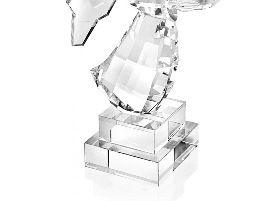 Bougeoir en cristal de luxe italien en forme d'ange - Paqui