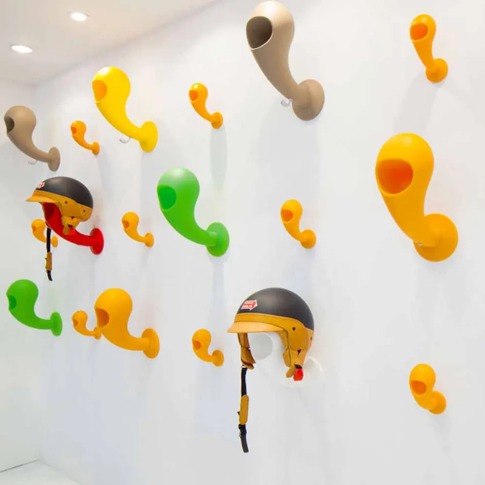 Support de casque ou support mural coloré, 6 pièces - Crazy Head by Myyour Viadurini