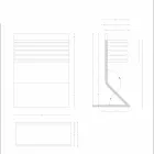 Porte-Couteaux de Cuisine en Corian Blanc Cuisine Design Élégant - Ivanova Viadurini