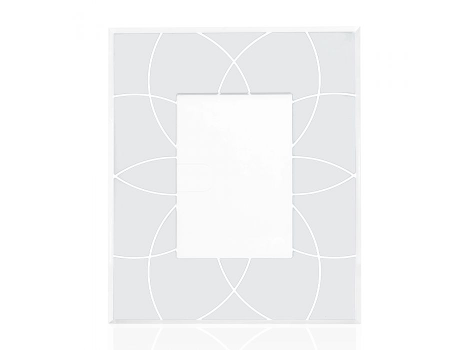 Cadre Photo 10x15 cm avec Cadre en Plexiglas Coloré et Décorations - Kang