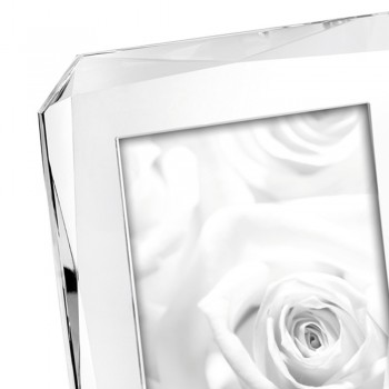 Cadre photo de table carré en cristal design de luxe italien - Alighieri