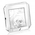 Cadre photo de table carrée en cristal de luxe design - Alighieri