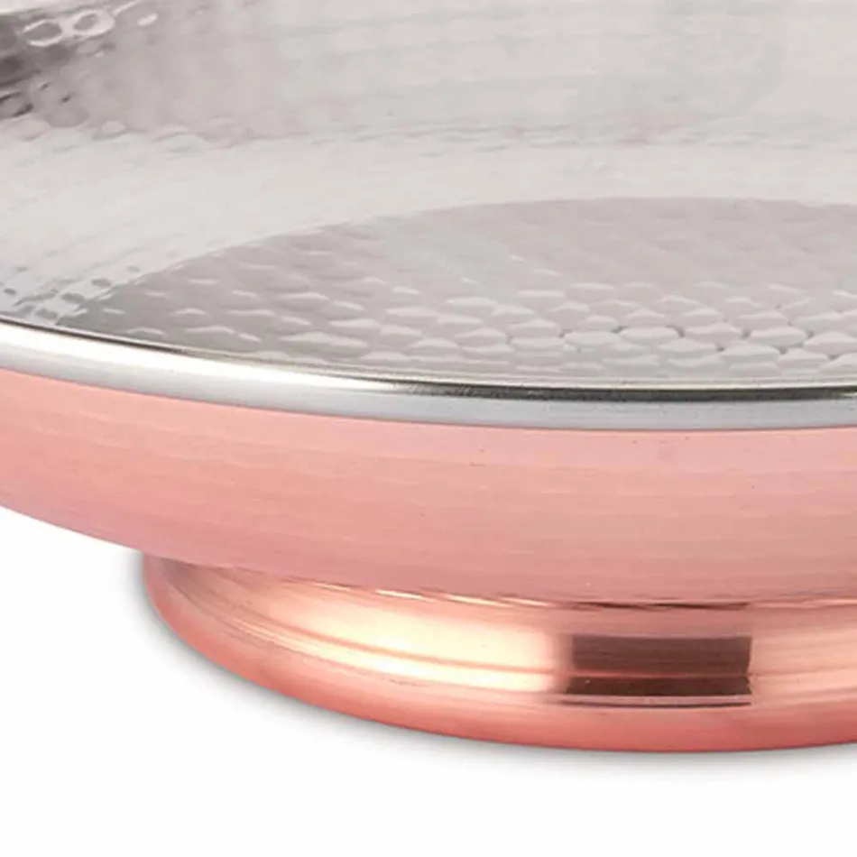 Design Table Fruit Bowl Centre de table en cuivre battu à la main 28 cm - Terraemare Viadurini