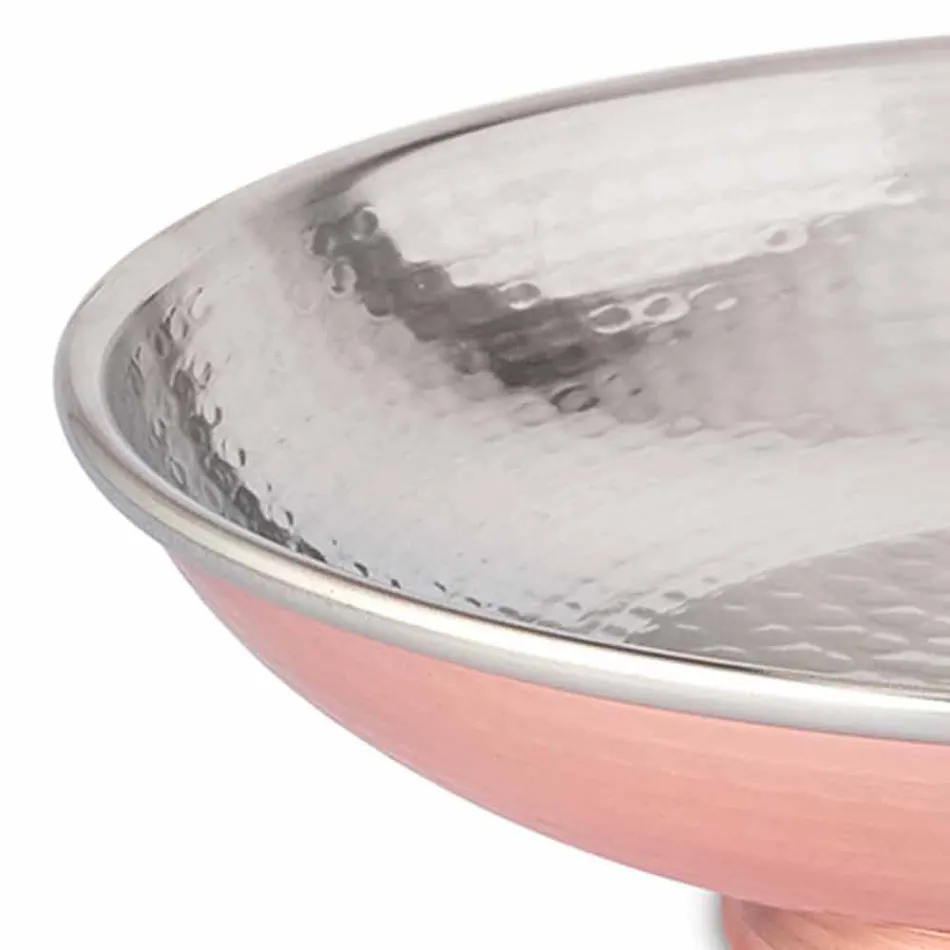 Design Table Fruit Bowl Centre de table en cuivre battu à la main 28 cm - Terraemare Viadurini