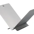 Porte-bois en forme de livre ouvert en métal ou en acier Made in Italy - Falco Viadurini