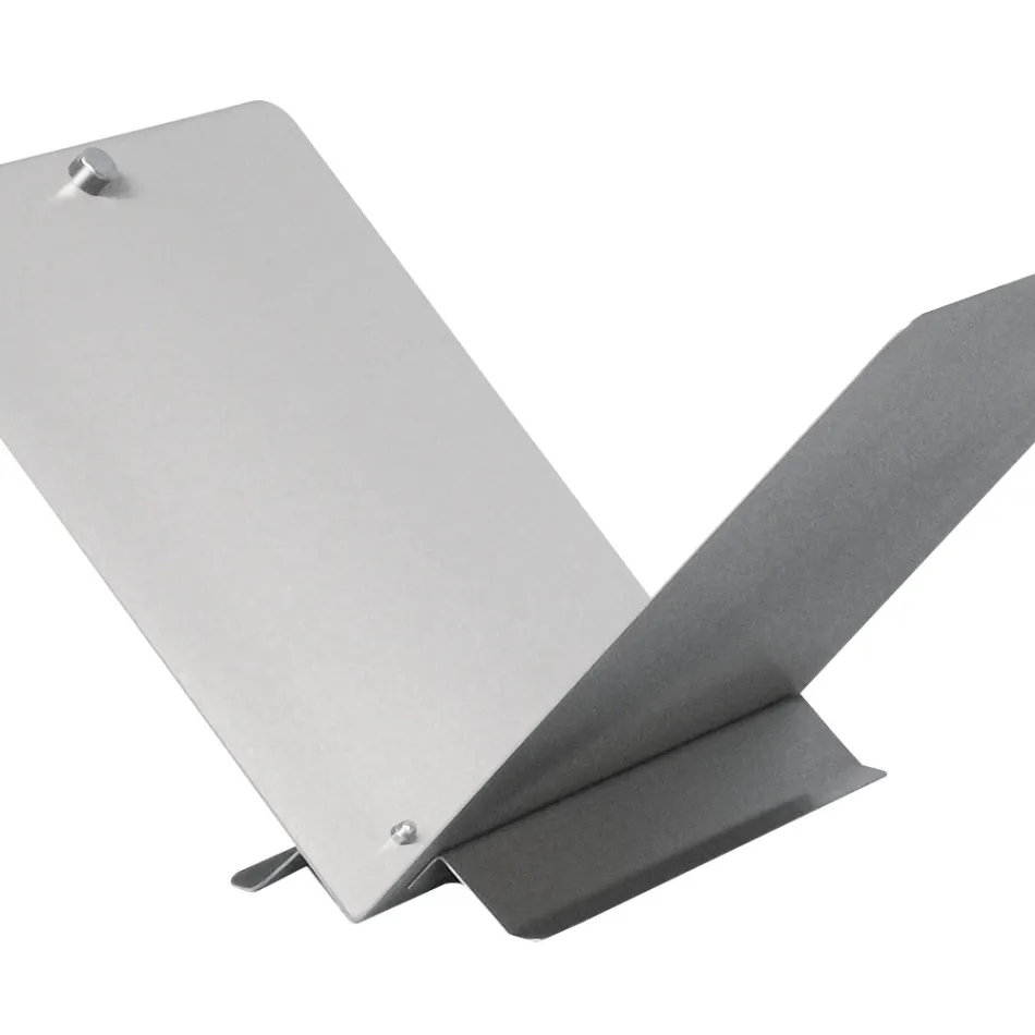 Porte-bois en forme de livre ouvert en métal ou en acier Made in Italy - Falco Viadurini