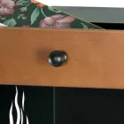 Support à bois avec roulettes et tiroir supérieur Made in Italy - Polare Viadurini