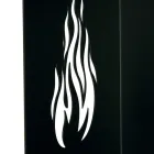 Support à bois avec roulettes et tiroir supérieur Made in Italy - Polare Viadurini