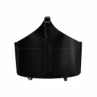 Portalegna de l'intérieur avec roue en cuir régénéré moderne Fabia Viadurini