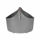 Portalegna de l'intérieur avec roue en cuir régénéré moderne Fabia Viadurini