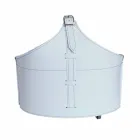 Portalegna de l'intérieur avec roue en cuir régénéré moderne Fabia Viadurini