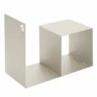 Support en bois d'intérieur en acier coloré avec table basse Made in Italy - Cecio Viadurini