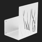 Porte-bûches d'intérieur en acier peint Made in Italy - Ghino Viadurini