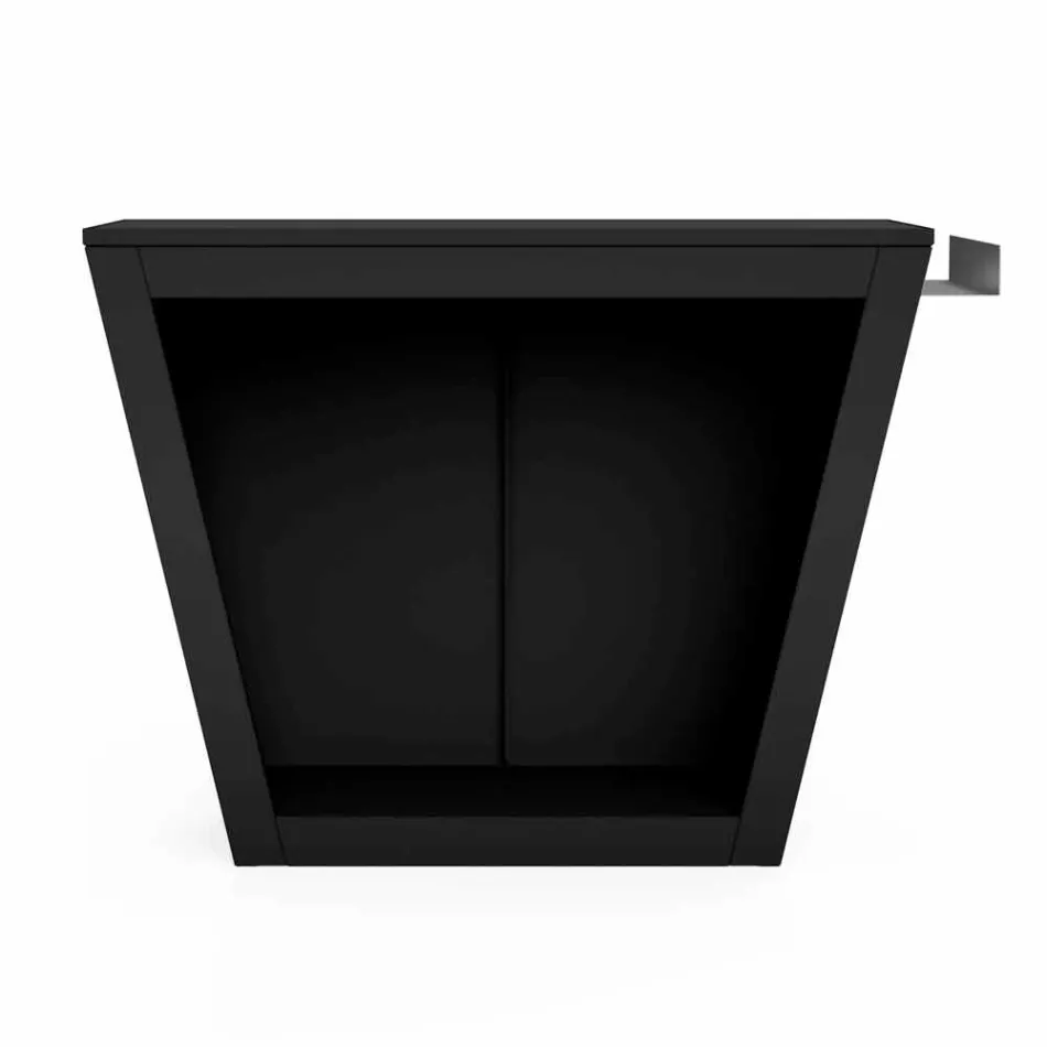 Support à bois de chauffage design avec plan de travail intérieur ou extérieur - Esplanade Viadurini